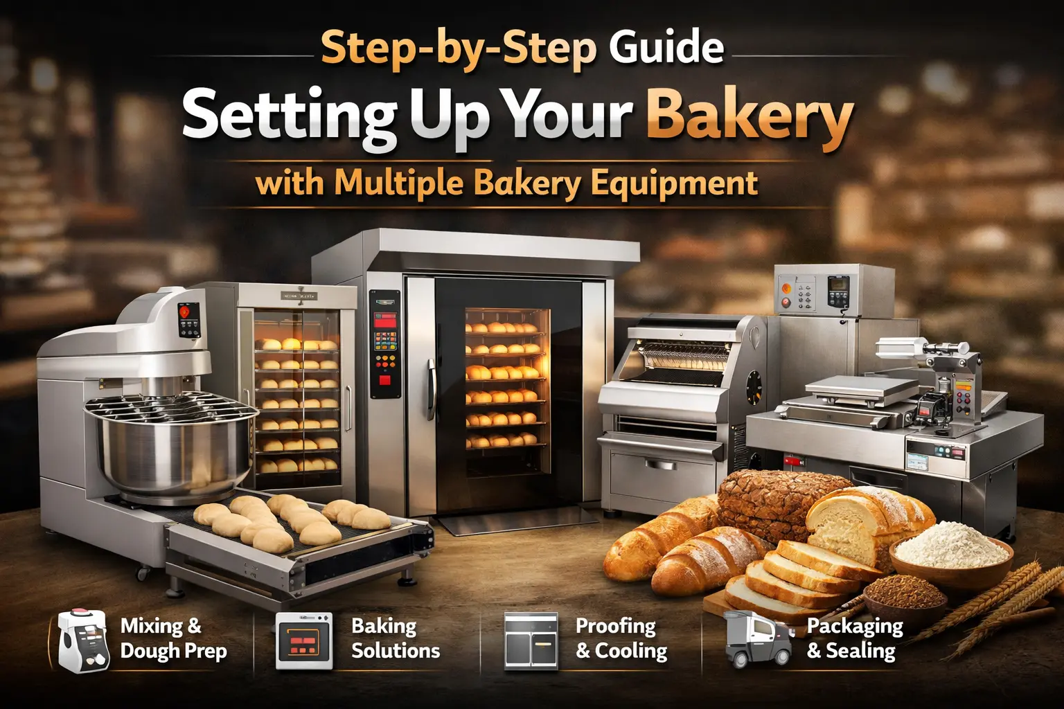 Step-by-Step: Setting Up Your Bakery with Multiple Bakery Equipment