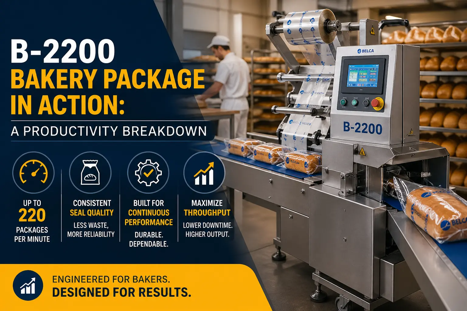 “B‑2200 Bakery Package in Action: A Productivity Breakdown”
