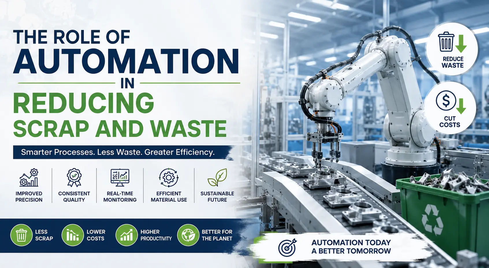 The Role of Automation in Reducing Scrap and Waste!