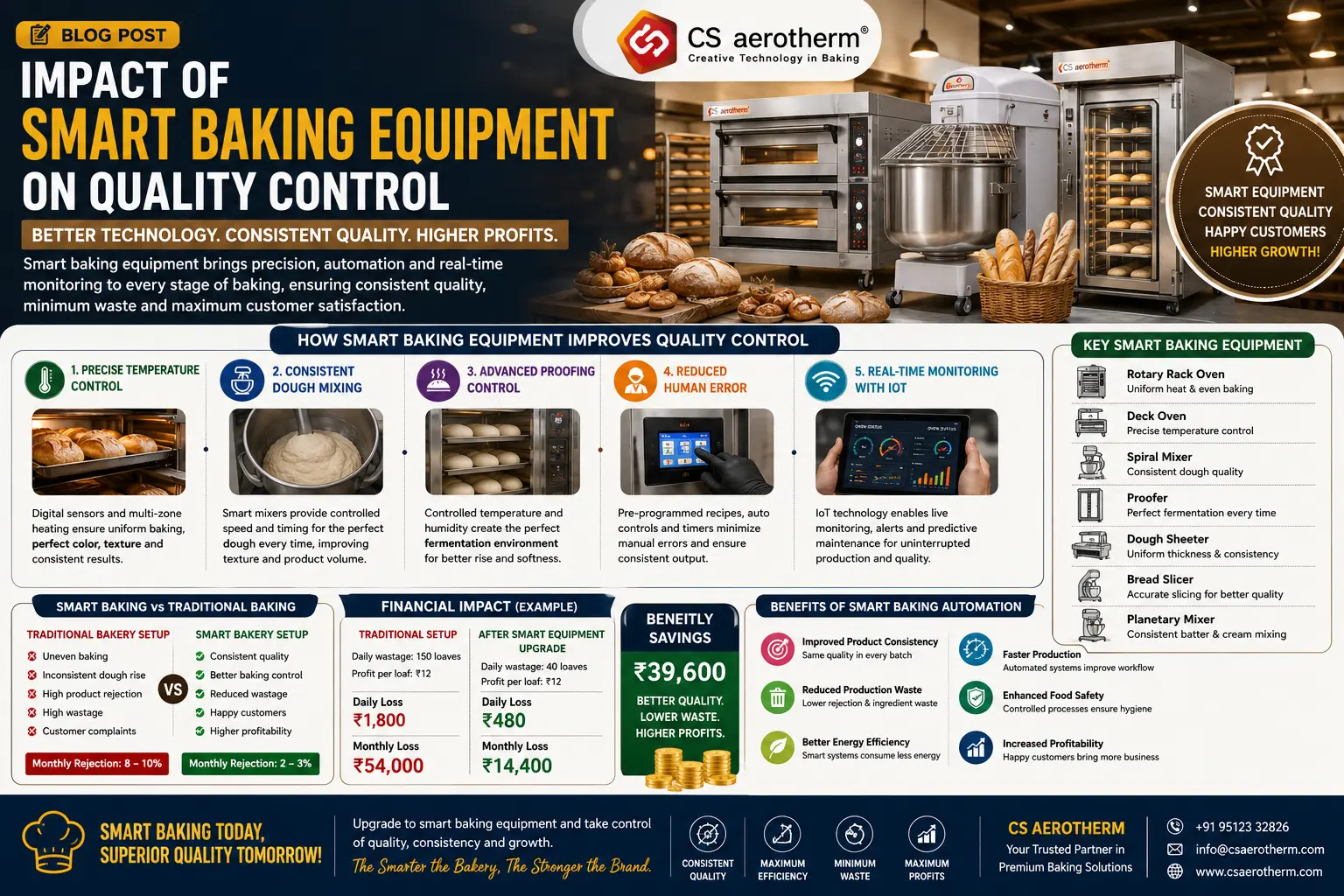 Impact of Smart Baking Equipment on Quality Control!