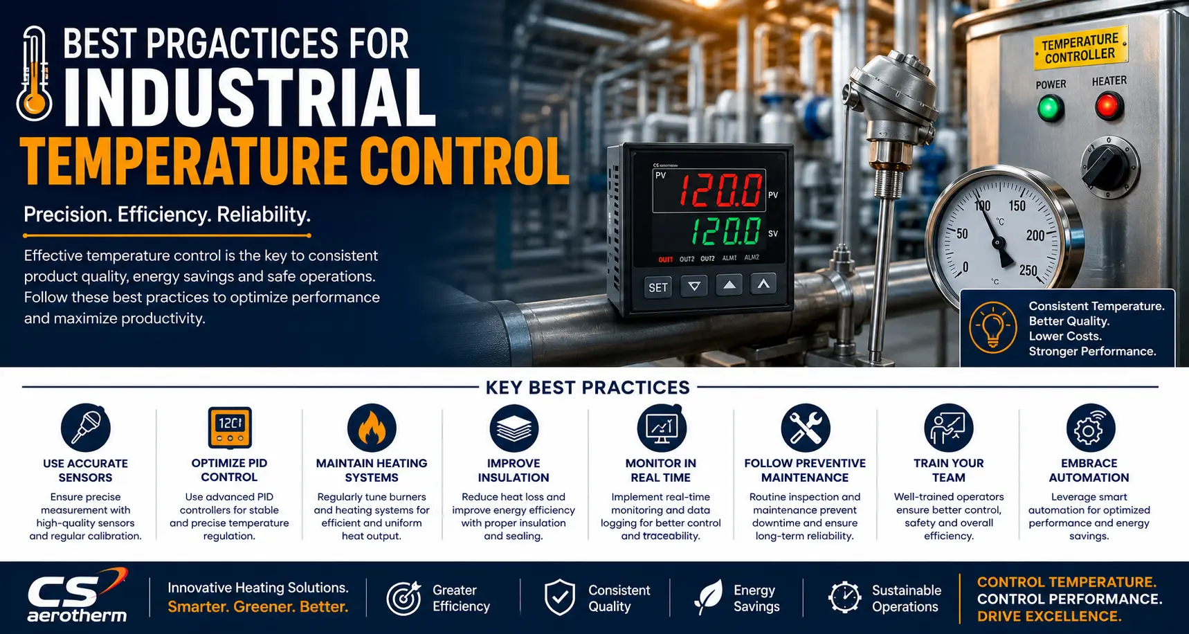 Best Practices for Industrial Temperature Control!